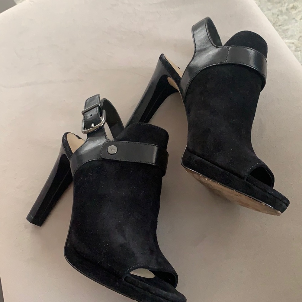 Via Spiga suede heels